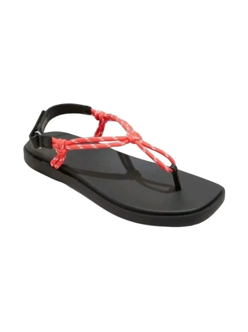 Wild Fable Women's Red/White Carson Rope Hiker Flat Sandal Shoes Size US 11